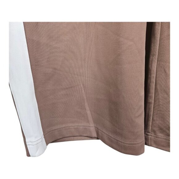 Athleta Venice Colorblock Wide Leg Pants Rustic Beige White Size Small - Picture 8 of 11